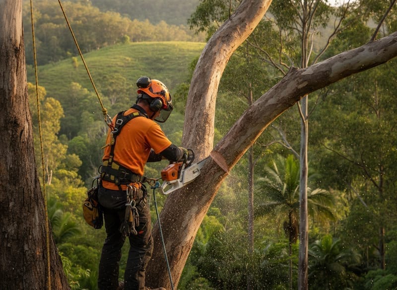 Tree Lopping performed by Dandenong Ranges Arborist in the Dandenong Ranges